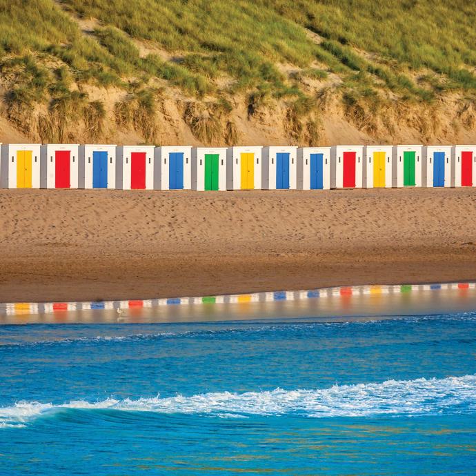 Parkin Estates Beach Huts at Woolacombe Beach North Devon