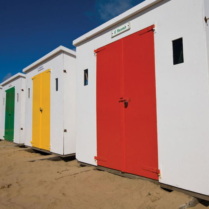 Beach huts